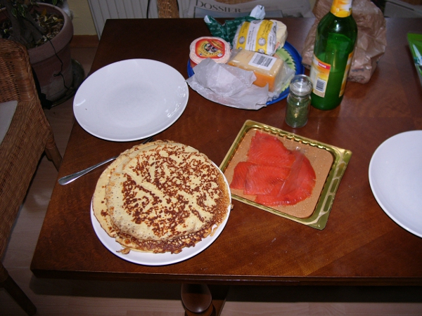 breakfast with Low Carb pancakes